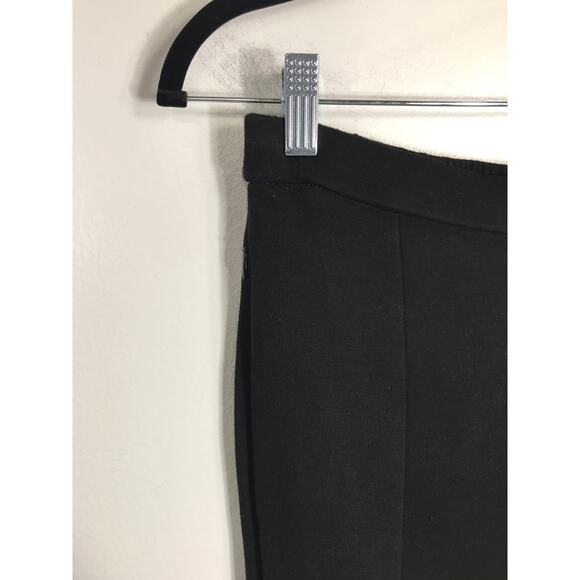 Theory Womens 2 XS Demitria Vent Double Knit Black Pants Simple Modern Office - Picture 7 of 13